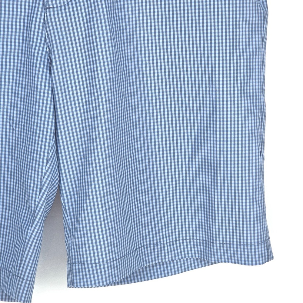 Adidas Ultimate 365 Golf Shorts Men 32 Gingham Check Stretch Performance Classic - Picture 13 of 16